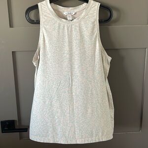 Super Soft Natural and Sage Athleta Tank - sz Large